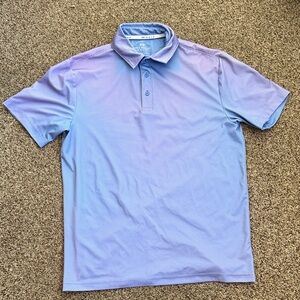 Rorie Whelan Shirt Men’s Golf Polo purple and blue size medium